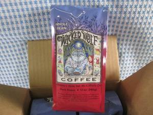 (C-2) 6 Bags Whole Bean Wicked Wolf...