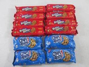 (B-1) 12 Packs of Nutter Butter and...