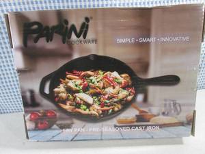 (F-1) Parini Fry Pan Pre-seasoned C...