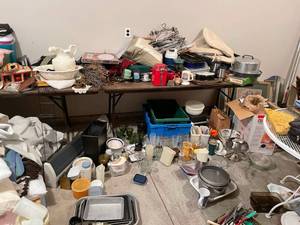 Estate cleanout  Buyer must take ALL  Bring a trailer