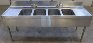 4tub Stainless Sink