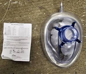 MSRP $8,800  20 Cases (100 MasksCase) NEW SUNMED PREMIUM AIR CUSHION ENHANCED OXYGEN  RESUSCITATOR  ANESTHESIA  CPAP MASKS SIZE LARGE ADULT - INFLATION VALVE ADJUSTS CUFF PRESSURE FOR OPTIMAL SEAL EXPIRATION 523