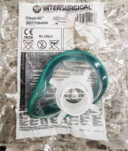 MSRP $7,200  12 Cases (200 MasksCase) NEW INTERSURGICAL CLEARLITE&nbspPREMIUM ANAESTHETIC  OXYGEN  RESUSCITATOR  ANESTHESIA  CPAP FACE MASKS SIZE MEDIUM ADULT WITH HOOK RING - EXPIRATION 525 - SEE YOUTUBE FOR MORE INFO&nbsp