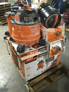 Pallet of Mixed  WetDry Shop Vacs Various Conditions Customer Returns See Pictures