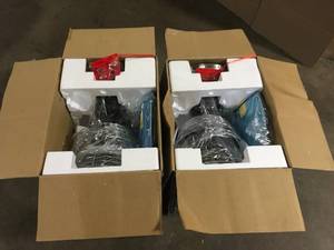 2 Lots of 11000 BTU Powder Coat Tabletop Patio Heater by Hampton Bay Customer Returns See Pictures