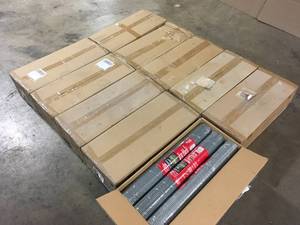 lot 12 image: 60 Pieces of 14 in. x 2 ft. x 5 ft. 23-Gauge Galvanized Steel Hardware Cloth by Everbilt Customer Returns See Pictures