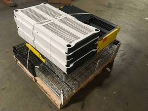 lot 18 image: Pallet of Garage Shelving Customer returns Not Inspected  See Pictures