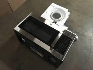 lot 19 image: 1.6 cu. ft. Over the Range Microwave in Stainless Steel by GE Customer Returns See Pictures