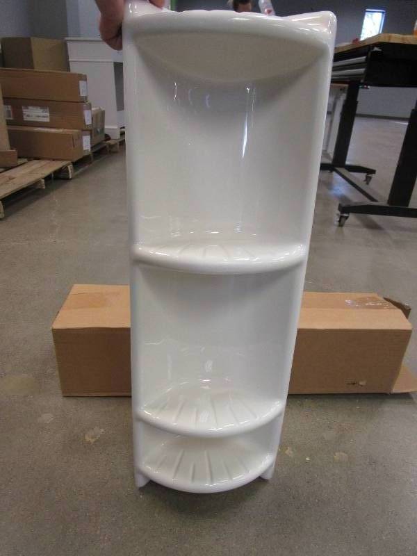 American Standard  4-Shelf Corner Caddy in Cream