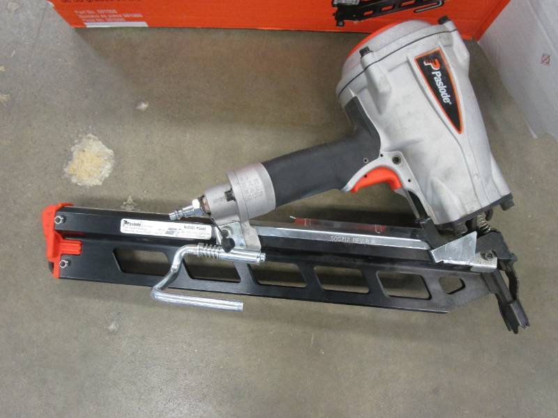 Paslode  Pneumatic 3-12 in. 30-Degree PowerMaster Plus Clipped-Head Framing Nailer (AIR WILL NOT PASS THROUGH, DOES NOT FIRE, FOR PARTS OR RESTORE)
