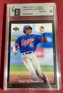 GradedSlabbed 1995 Upper Deck Minor League Vladimir Guerrero Card