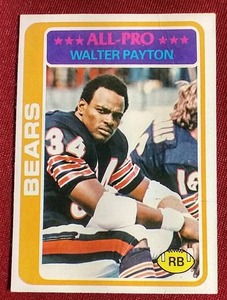 1978 Topps Walter Payton Card