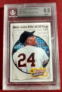 1993 Upper Deck Willie Mays - BCG 8.5