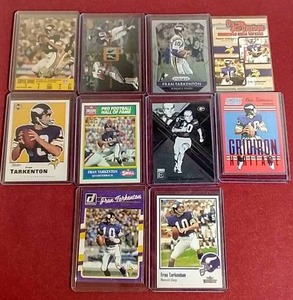 (10) Fran Tarkenton Insert Cards