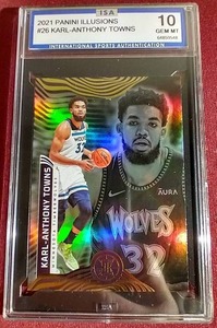 2021 Panini Illusions Karl-Anthony Towns - ISA 10