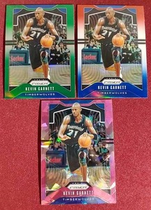 (3) Kevin Garnett Prizm Cards