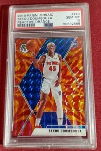 2019 Sekou Doumbouya Reactive Orange Rookie - PSA 10