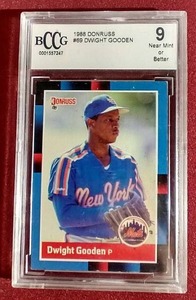 1988 Donruss Dwight Gooden - BCCG 9