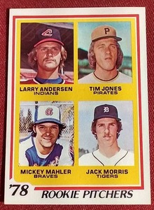 1978 Topps Jack Morris Rookie Card