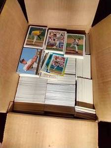 Box Full of Baseball Cards
