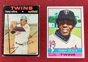 (2) Tony Oliva Cards