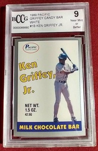 1989 Pacific Candy Bar Ken Griffey Jr. Rookie Card - BCCG 9