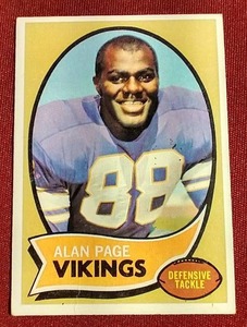 1970 Topps Alan Page Rookie Card