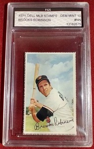 1971 Dell Stamps Brooks Robinson - FGS 10