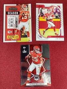 (3) Patrick Mahomes Cards