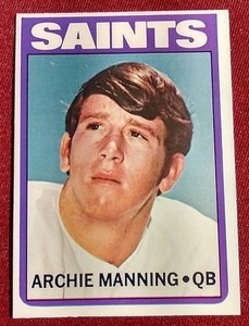 1972 Topps Archie Manning Rookie Card