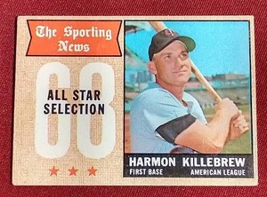 1968 Topps Harmon Killebrew Card