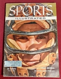 1955 Sports Illustrated Magazine - Nice Yogi Berra Cover