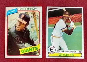 (2) Nice Willie McCovey Cards