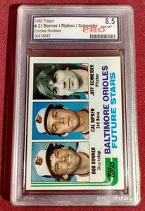 Slabbed 1982 Topps Cal Ripken Rookie Card