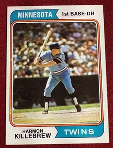 1974 Topps Harmon Killebrew Card