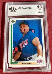 1991 Upper Deck Kirby Puckett - BCCG 10