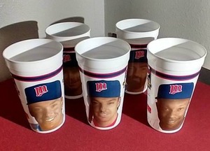 Set of (5) Minnesota Twins 1987 World Championship Cups