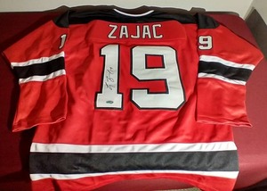 Autographed Travis Zajac New Jersey Devils Jersey - WCOA