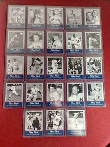 (23) Mickey Mantle Insert Cards From Pinstripe Exclusives Set