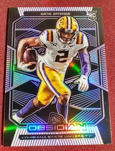 2020 Obsidian Justin Jefferson Rookie Card - #d49