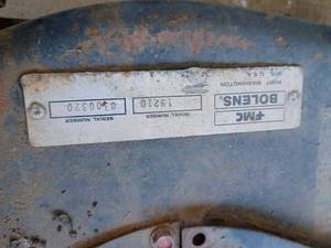 lot 65 image: Bolens Model No. 19210 Mower Deck - 48-inches, Serial No. 0300320
