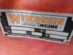 lot 97 image: Wisconsin Gas Engine Model No. 6-12D, Serial No. 4595232