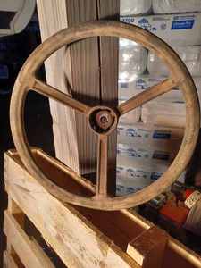 lot 118 image: Two Bolens Lawn Tractor Steering Wheels - One is 13-inches and one is 14.5-inches