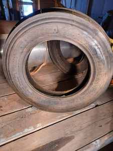 lot 122 image: New Farm Hand 5.00 15-inch Front Tire for Vintage Farm Tractor