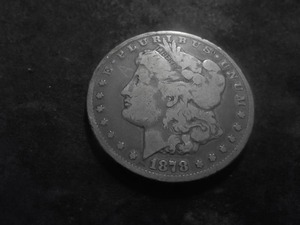 lot 1 image: 1878 CC Morgan Silver Dollar