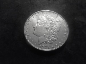 lot 4 image: 1878-7 Over 8 Tail Feathers Double Die Morgan Silver Dollar