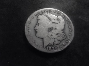lot 7 image: 1879 CC Morgan Silver Dollar