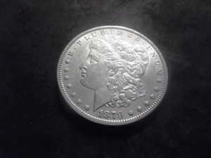 lot 8 image: 1879 O Morgan Silver Dollar