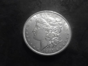 lot 12 image: 1881 Morgan Silver Dollar