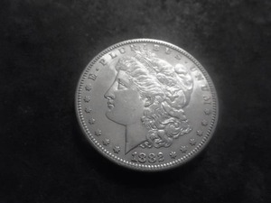 lot 18 image: 1882 S Morgan Silver Dollar